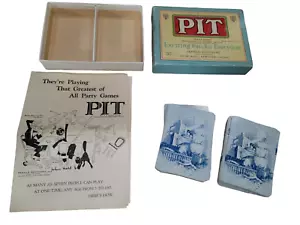 Juego de cartas Parker Brothers PIT 1919 edición Bull Bear antiguo vintage años 1900 - Imagen 1 de 18