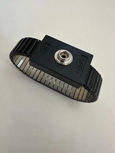 ESD Strap 30-560-4007, 7 mm Male Stud, Black, Eurostat - Picture 1 of 3