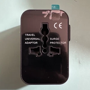 HHT202 Global Travel Adapter Charging Head 6 Holes 100-250V 1Pc - Picture 1 of 7
