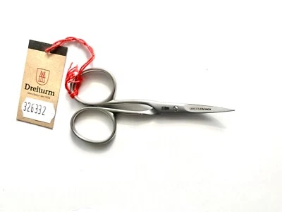 Nagelhautschere Linkshänder Schere Links Dreiturm Edelstahl satiniert 9 cm