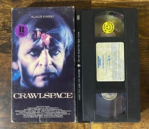 VHS: Crawlspace: Klaus Kinski, Lightning Video - Picture 1 of 1
