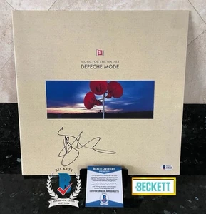 DAVE GAHAN SIGNED DEPECHE MODE LP BECKETT BAS COA A96735 - Picture 1 of 1