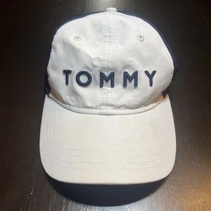 Tommy Hilfiger Mütze Herren weiß dunkelblau verstellbarer Riemen - Bild 1 von 9