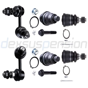 6x Front Upper Lower Ball Joints Sway Bar Links Kit Fits Xterra Pathfinder 2WD - Picture 1 of 9