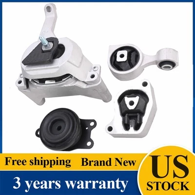 4PCS CVT Engine Motor & Trans Mount Auto Set For 2007-2017 Nissan Altima 2.5L Foto 1 de 4