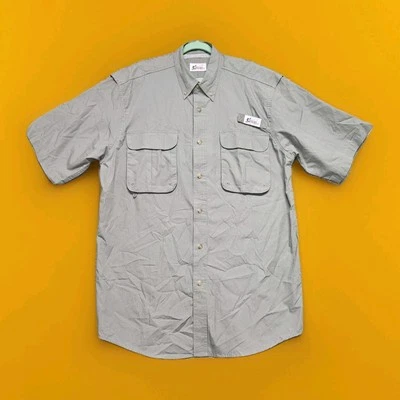 Рубашка спортивная во всем мире мужская M средняя для походов и рыбалки зеленая - Изображение 1 из 4