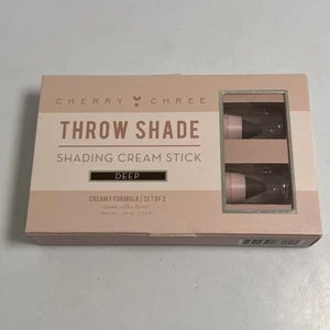 CHERRY CHREE Throw Shade Shading Cream Stick Deep Set Of 2 Sealed Tan Brown - Picture 1 of 8