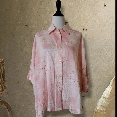 Vestido para matar usable arte Lagenlook gran tamaño medallón tie dye túnica OS cuadrado Foto 1 de 4