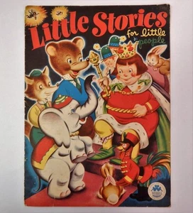 Little Stories For Little People 1946 Children's Book by The Merrill Co. 3402 - Imagen 1 de 7