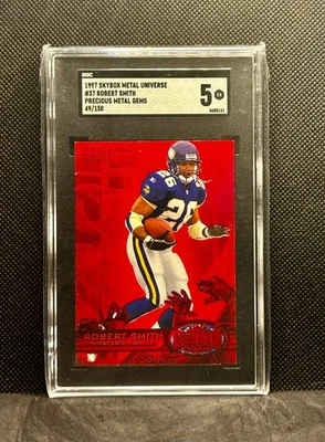 1997 METAL UNIVERSE PRECIOUS METAL GEMS #37 PMG RED ROBERT SMITH #/150 SGC5 - Image 1 of 2