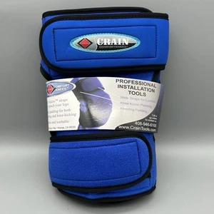 Almohadillas para rodillas Crain #197 cómodas correas anchas alfombra pateador acolchado azul, 1 pr. - Imagen 1 de 5
