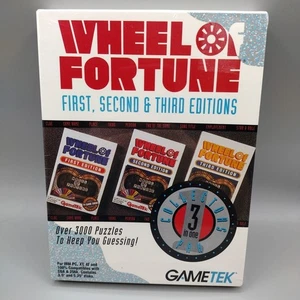 Vintage Game Tek Wheel of Fortune First, Second, & Third Editions Floppy Disk - Picture 1 of 16