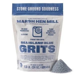 Sea Island Blue Grits | Stone Ground Grits | Gluten Free Old Fashioned Grits | S - Bild 1 von 9