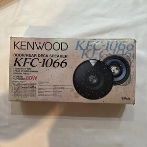 Kenwood KFC-1066 4" (10cm) Automotive Speakers - 80W - 2-way - Boxed Pair - Picture 1 of 5