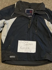 Chaqueta Free Country FCXtreme Para Hombre Gris Medio Negra Forrada de Vellón Bolsillo Completo con Cremallera - Imagen 1 de 21