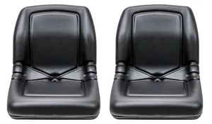 John Deere Gator Pair (2) Black Seats Fit E-Gator TH6X4 TE and Trail Series - Picture 1 of 6
