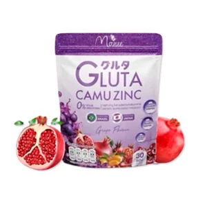 Gluta Camu Zinc Anti-Aging Smooth Skin Supports Healthy Manee 30 Sachets - Picture 1 of 8