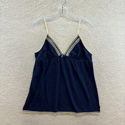 Gilligan O'Malley Babydoll Camisola Top Grande Azul Marino Coqueta Hada Lencería Foto 1 de 4