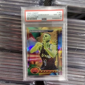 1993 Finest Refractor Anfernee Hardaway Rookie Psa 8 - Picture 1 of 2