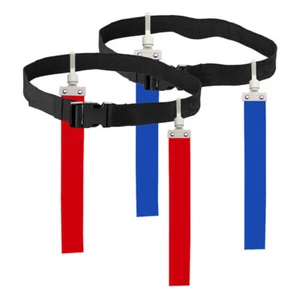 American Football Match Training Belt Adjustable Rugby Flag Tag Waist St KdF XI - Picture 1 of 15