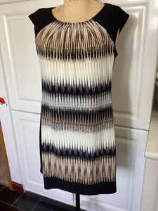 London Times Size 12 Sleeveless  Stretch Sheath Dress - Picture 1 of 4