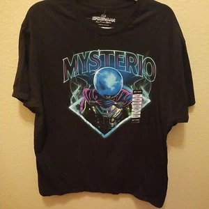 Mysterio t-shirt Spider-man Far From Home, Marvel (XL) Black with Logo On Front - Picture 1 of 5