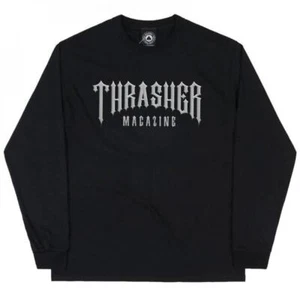 Thrasher Low Low Logo Long Sleeve - Black - Picture 1 of 1