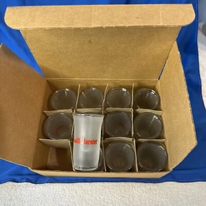 RARE Grand Marnier FROSTED Shot Glasses Individually Numbered Set Of 12 NIB - Picture 1 of 15