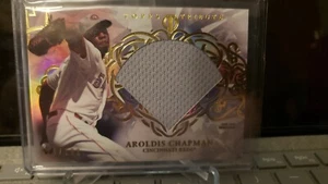 2015 TOPPS TRIBUTE #DC-AC AROLDIS CHAPMAN TRIKOT Yankees, Cubs REDS /199 - Bild 1 von 2
