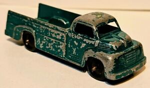 Vintage Tootsie Toy - Green Ford Truck Longbed  4 1/4" long, by 1 3/8" wide