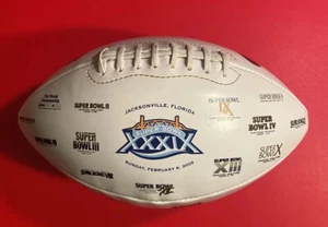 SUPER BOWL XXXIX Full Size NFL Football Ball Vtg I II IV V VI IX X XI PATRIOTS - Picture 1 of 12