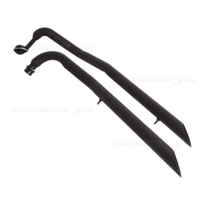 Silenciadores pretos sistema de exaustão completo para Yamaha XVS 1100 V Star 1100 1999-2009 - Imagem 1 de 4