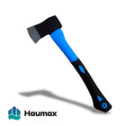 Haumax Universalaxt 39cm Ergonomischer Fiberglas-Griff Axt Beil Camping