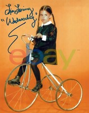 Lisa Loring Wednesday Addams Family autographed 8x10 Photo reprint