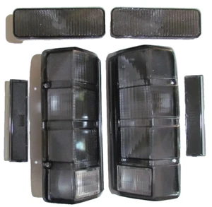 FORD Pickup 6pcs Set SMOKE Tail Lights, Front & Side Marker 80 81 82 83 84 85 86 - Picture 1 of 16