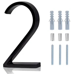 Floating House Numbers - 5 Inch Modern Address House Numbers With Nail Kit An... - Picture 1 of 9