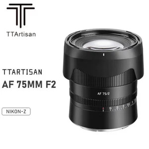 TTArtisan 75mm F2 Full Frame Auto focus Portrait Lens for Nikon Z-mount Cameras - Picture 1 of 10