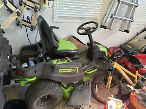 Greenworks Pro 42 Inch Rider Lawn Mower, All Electric.. - Picture 1 of 2