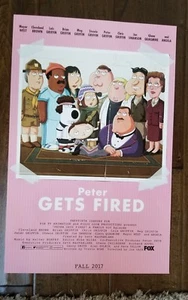 2017 SDCC COMIC CON EXKLUSIVES FOX POSTER FAMILY GUY PETER WIRD GEFEUERT PINK  - Bild 1 von 1