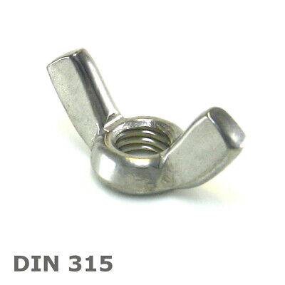 Galvanised WING NUTS DIN 315 M4-M16 Nuts D • 77.71£