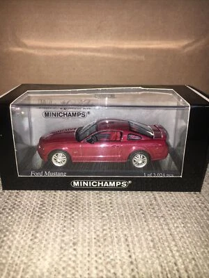Minichamps Ford Mustang GT 2005 Red Metallic 1/43 Mint New Boxed - Image 1 of 4