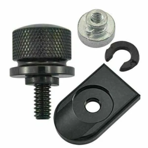 Tornillo base perno asiento trasero guardabarros negro apto para Harley Dyna Touring Softail 86-23 - Imagen 1 de 10