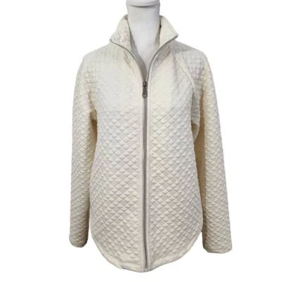 Chaqueta Acolchada Isaac Mizrahi Crema Talla XXS Marfil Chaqueta Ligera Foto 1 de 4