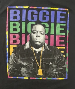 The Notorious B.I.G. Biggie Smalls Black Graphic Tee by Old Navy Size Large - Picture 1 of 6