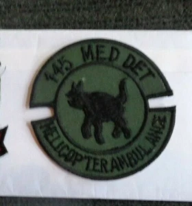 U.S.ARMY POCKET PATCH,  ARMY AVIATION, 145TH MEDICAL DETACHMENT  - Picture 1 of 1