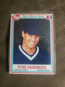 RYNE SANDBERG Cubs 1990 Post Cereal Insert #9