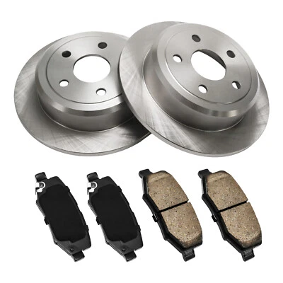 Rotores de freno de disco traseros pastillas de freno para Jeep Wrangler JK Jeep Wrangler Foto 1 de 4