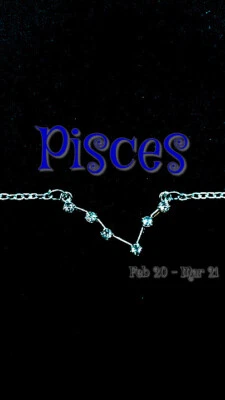 Collar Constelación Zodiaco Piscis Color Plata Circonita Piedras 18"" Cadena  Foto 1 de 4