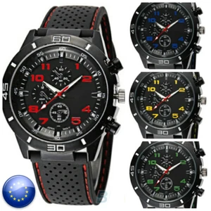 RELOJES PULSERA HOMBRE SPORT DEPORTIVO GOMA CUARZO ACERO DE UNISEX GT DEPORTE - Imagen 1 de 11