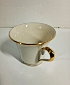 Lenox Dimension Gold Collection Eternal Ivory Teetasse 24K Banding 2nd Select 6oz - Bild 1 von 8
